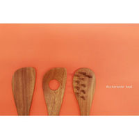 リストランテツール ウッド穴あきスパチュラ 1個 ベストコ