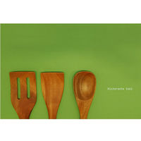 リストランテツール ウッド穴あきターナー 1個 ベストコ