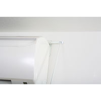 エアコンハンガー 室内物干し 簡単設置 部屋干し ホワイト 1個 平安伸銅工業