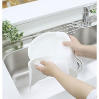 ビストロ先生 銀糸の抗菌の物語 菌の繁殖を抑える抗菌・防臭ふきん 1セット（1枚×2）サンベルム