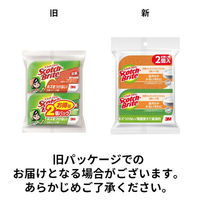 スコッチブライト キッチンスポンジ 抗菌 リーフ型 2個 SS-72K 2PM スリーエム （3M）