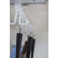 戸棚下キッチンツールフック プレート ホワイト 1個 山崎実業 キッチン収納