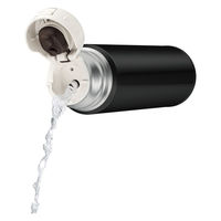 サーモス（THERMOS） 水筒 ステンレススリムボトル 500ml マットブラック FFM-501 MTBK ワンタッチボトル