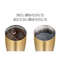 サーモス（THERMOS） 真空断熱タンブラー 420ml ゴールドフェード JDE-421C GD-FD 1個