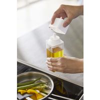 tower（タワー） 詰め替え用調味料ボトル ホワイト 1個 山崎実業 キッチン収納