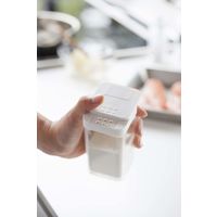 tower（タワー） マグネット小麦粉&スパイスボトル ホワイト 1個 山崎実業 キッチン収納