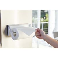 tower（タワー） 片手でカットマグネットキッチンペーパーホルダー ホワイト 1個 山崎実業 キッチン収納