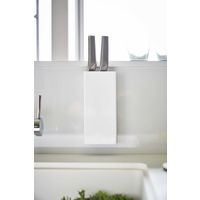 tower（タワー） マグネット包丁スタンド ホワイト 1個 山崎実業 キッチン収納