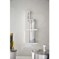 tower（タワー） マグネットラップホルダー スリム ホワイト 1個 山崎実業 キッチン収納