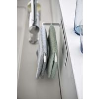 tower（タワー） マグネット布巾ハンガー スリム ホワイト 1個 山崎実業 キッチン収納