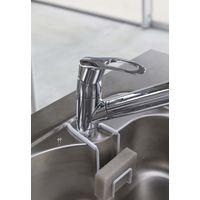 tower（タワー） 蛇口にかけるスポンジホルダー ホワイト 1個 山崎実業 キッチン収納