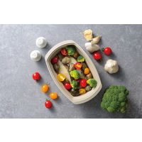 マジカリーノ シリコンスチーマー 角型 S 電子レンジ調理器 アイボリー 1個 和平フレイズ