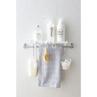 tower（タワー） タオル掛け上ラック 浴室壁面収納 ホワイト 山崎実業