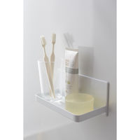 tower（タワー） マグネットバスルームラック 浴室壁面収納 ホワイト 山崎実業