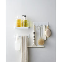 tower（タワー） マグネットバスルームフック 浴室壁面収納 ホワイト 山崎実業