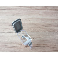 調味料ポット 調味料ケース グレー 1個 マーナ 小さじスプーン付 調味料入れ キッチン用品