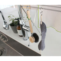 蛇口まわりの水垢落とし ダスター 水だけで汚れすっきり グレー 1枚 マーナ