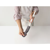 マイボトル・水筒洗い コップ洗い ロング 水だけで汚れすっきり グレー 1本 マーナ