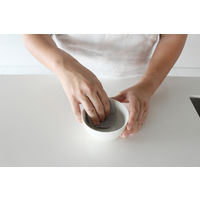 茶しぶ落とし スポンジ 水だけで汚れすっきり グレー 2個入 マーナ