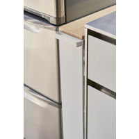 tower（タワー） ハンドル付きスリムワゴン ホワイト 1個 山崎実業 【送料無料】