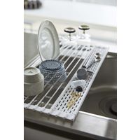 tower（タワー） 折り畳み水切り シリコーントレー付き L ホワイト 1個 山崎実業