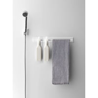 tower（タワー） マグネットバスルームタオルハンガー タワーワイド ホワイト 1個 山崎実業