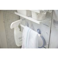 tower（タワー） 洗濯機横マグネット収納ラック ホワイト 1個 山崎実業 【送料無料】