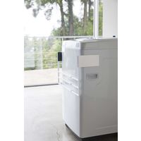 tower（タワー） マグネット伸縮洗濯機バスタオルハンガー ホワイト 1個 山崎実業