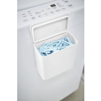 tower（タワー） マグネット洗濯洗剤ボールストッカー ホワイト 1個 山崎実業