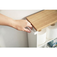 tower（タワー） ハンドル付きスリムトイレラック ホワイト 1個 山崎実業 【送料無料】