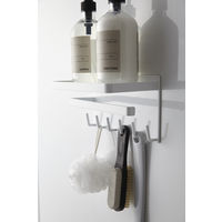 tower（タワー） マグネットバスルーム多機能ラック ホワイト 1個 山崎実業