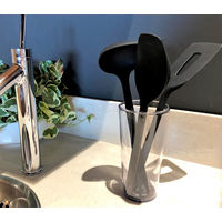 ハンズ オリジナル シリコーン 調理スプーン ブラック 1個