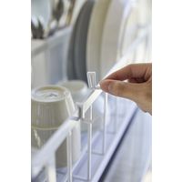 tower（タワー） スリムツーウェイ水切りワイヤーバスケット ホワイト 1個 山崎実業 【送料無料】