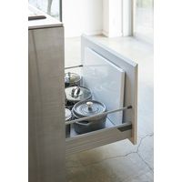 tower（タワー） 折り畳みガスコンロカバー ワイド ホワイト 1個 山崎実業