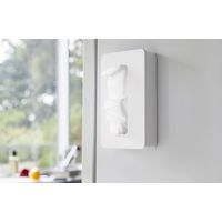 tower（タワー） マグネットコンパクトティッシュケース ホワイト 1個 山崎実業