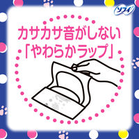 ナプキン 生理用品 ソフィ センターイン ふわふわタイプ 多い日の夜用 羽つき 29cm 1セット（18枚入×3パック） ユニ・チャーム