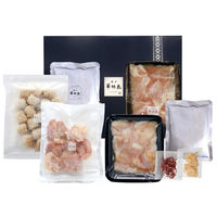 トリゼンフーズ 博多華味鳥 水たき・もつ鍋食べ比べセット HSM-E1 1箱（直送品）