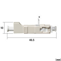 サンワサプライ  光変換アダプタ（SCオス-LCメス・マルチモード） HAD-SCLCF-50M4（直送品）