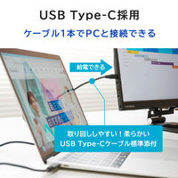 アイ・オー・データ機器 15.6インチモバイルディスプレイ TypeーC DIーYC162H 1台（直送品）