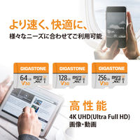 GIGASTONE microSDXCカード U3 V30 256GB2 2枚入り GJMXR-OG256GV30-2PK 1セット