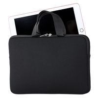 アーテック ＰＣタブレット用クッションケース　Ｌ　ブラック　横型 91731 1個