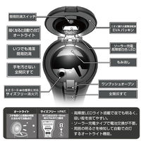 星光産業 ソーラー型 灰皿 ED-227 1個（直送品）