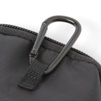 カラビナ付き折り畳み傘ケース ブラック LAKOLE/ラコレ