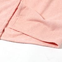 らこれキッズ ラップタオル80cm ピンク LAKOLE/ラコレ