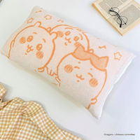 MORIPiLO 枕カバー タオル地 約32x52cm ちいかわ ハチワレ うさぎ グッズ  洗える 35×50~43×63cm枕対応 のびのび 伸縮タイプ