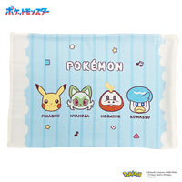 MORIPiLO ポケモン ピカチュウ 布団カバーセット シングルロング 150x210cm (掛け布団カバー・枕カバー) キャラクターブルー