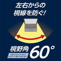ナカバヤシ PC用のぞき見防止フィルタ マグネット付 13.3W(16:10)用 SF-MFLGPV133W2 1枚
