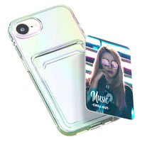 PGA iPhone 16e用 クリアポケットケース オーロラ PG-25KCTP02AR 1個（直送品）