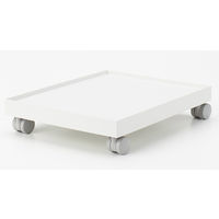 無印良品 再生ポリプロピレン入りファイルボックススタンダード用キャスターもつけられるフタ 幅２５ｃｍ用 ホワイトグレー 良品計画