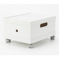 無印良品 再生ポリプロピレン入りファイルボックススタンダード １／２ 約幅２５×奥行３２×高さ１２ｃｍ ホワイトグレー 良品計画